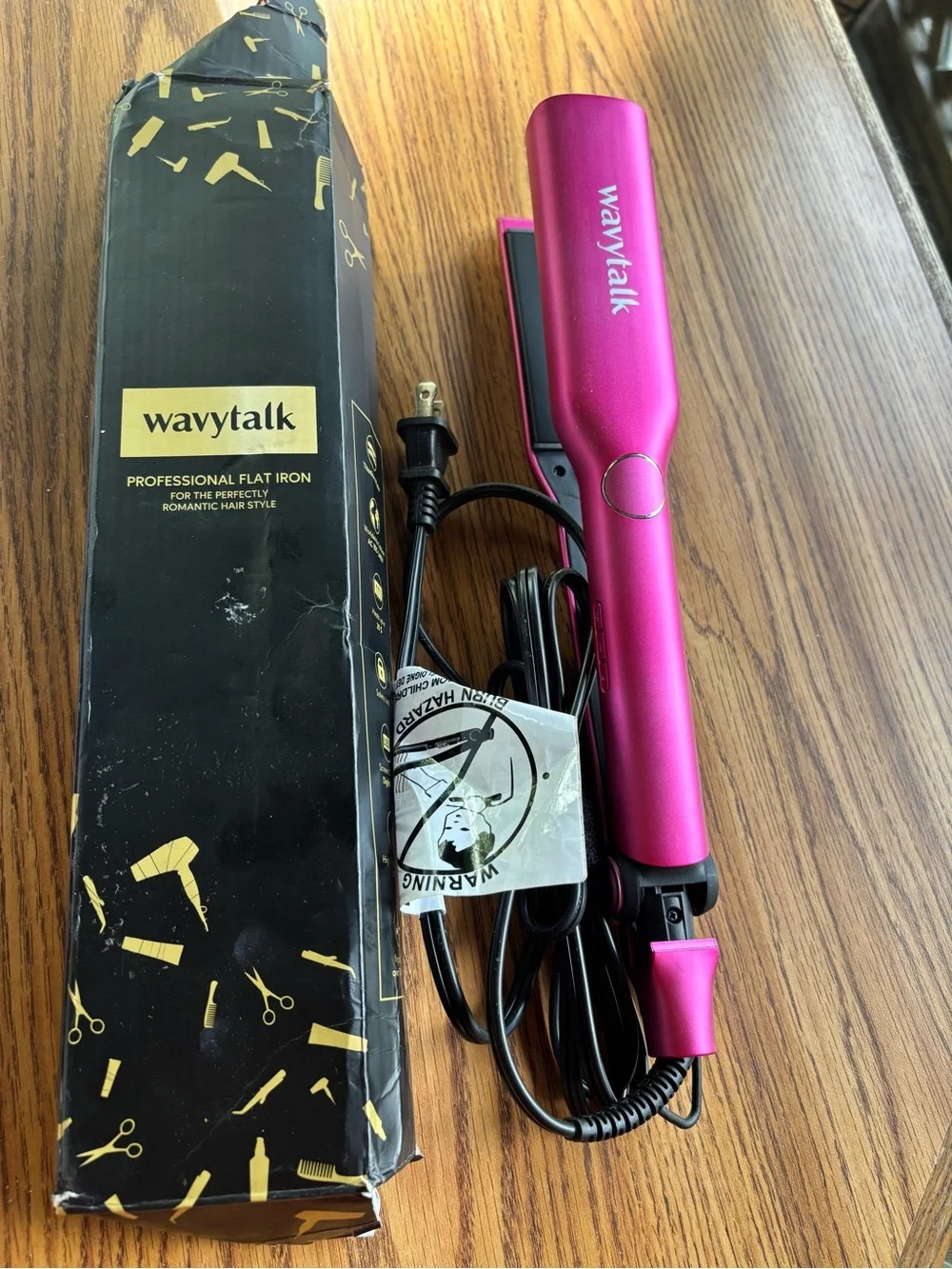 Wavytalk pink flat